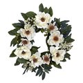 Nearly Natural 22 in. Magnolia Wreath 4793